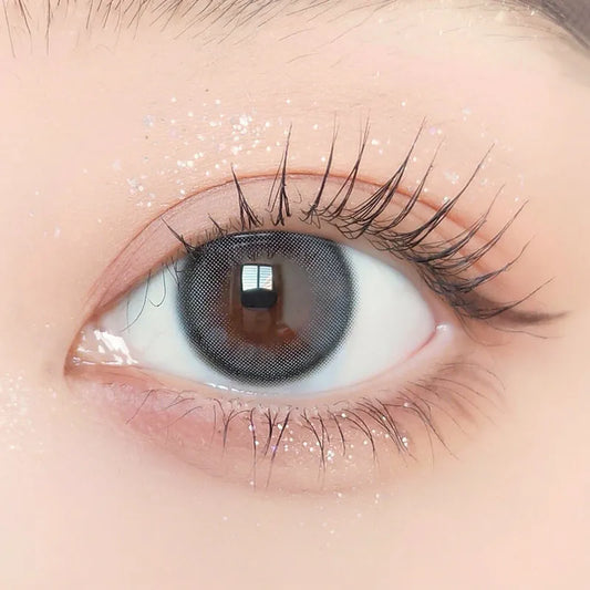 ENVIE Minuit Grege greige gray beige color contacts hazy effect