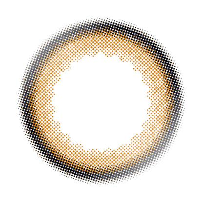 ENVIE Chameau Brown contact lens close up classic brown tone