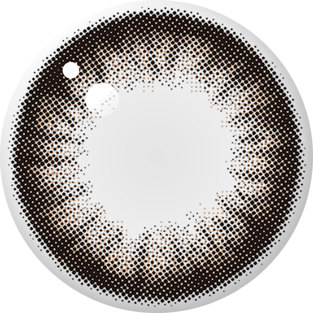 ENVIE Sharp Black contact lens close up black tone