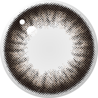 ENVIE Sharp Black contact lens close up black tone