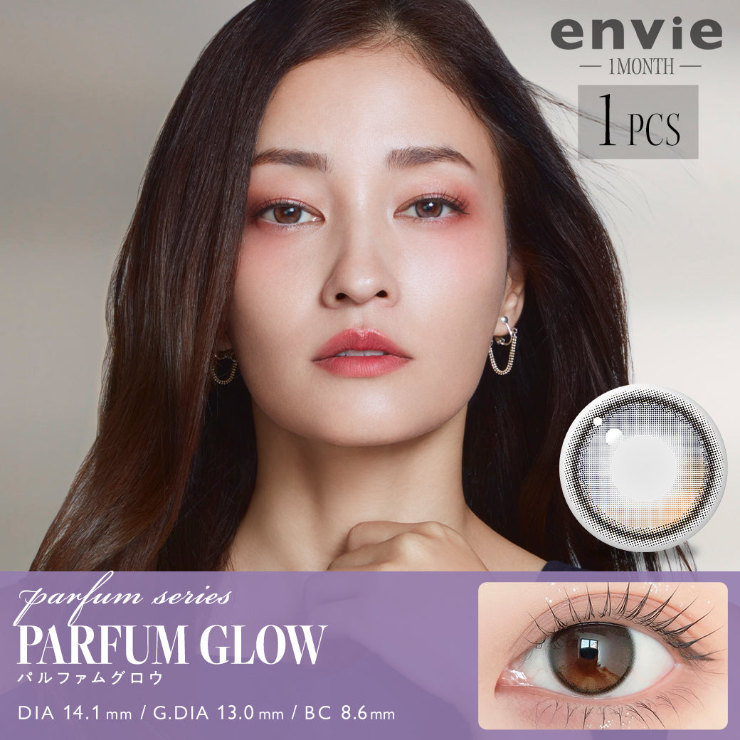 ENVIE Parfum Glow monthly color contact lenses Japan