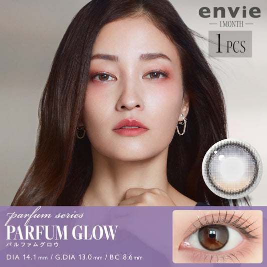 ENVIE Parfum Glow monthly color contact lenses Japan