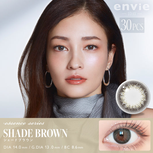 ENVIE Shade Brown 1 day color contact lenses Japan