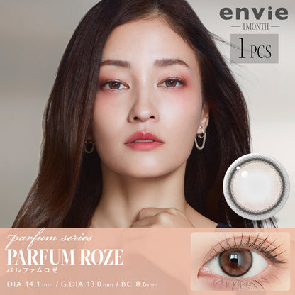 ENVIE Parfum Roze monthly color contact lenses Japan
