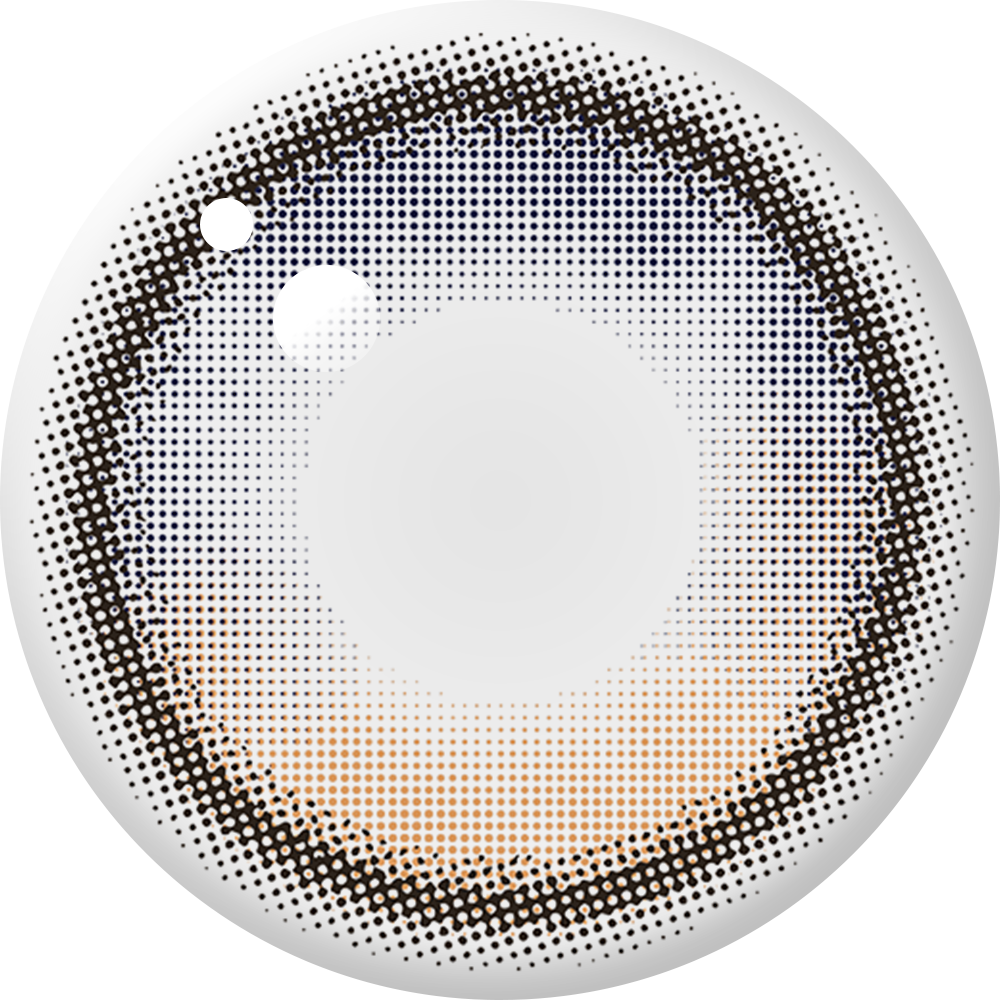 ENVIE Parfum Glow contact lens close up soft glow effect lens details