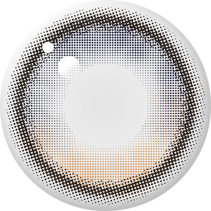 ENVIE Parfum Glow contact lens close up soft glow effect lens details