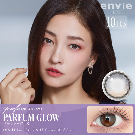 ENVIE Parfum Glow 1 day color contact lenses Japan