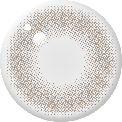 ENVIE Parfum Beige contact lens close up beige tone lens details