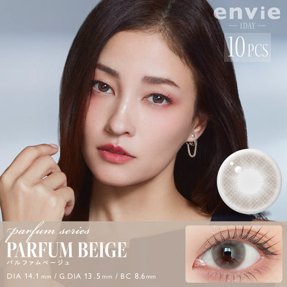 ENVIE Parfum Beige 1 day color contact lenses Japan