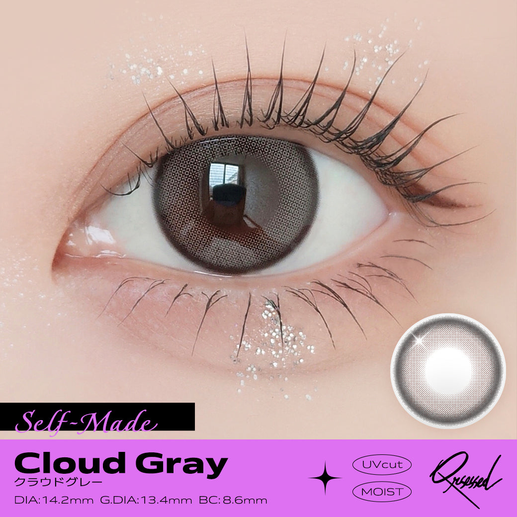 Qrsessed Cloud Gray Daily Color Contact Lenses Canada