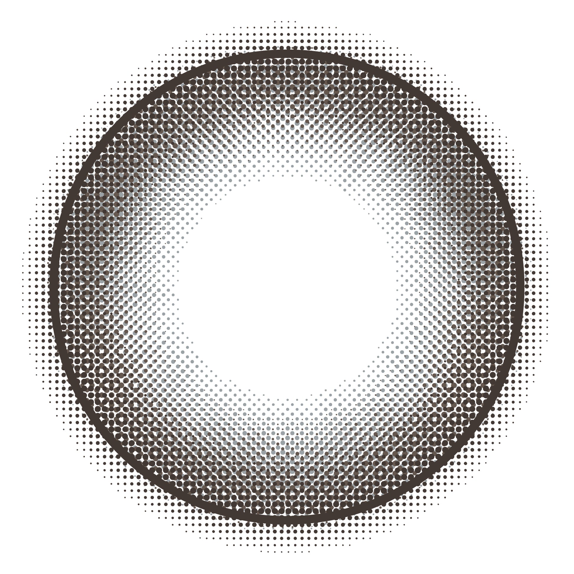 ENVIE Korat Gray contact lens natural gray tone close up lens details