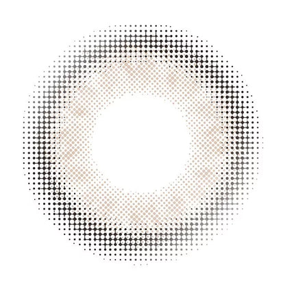 ENVIE Muuce Gray contact lens close up clean gray tone