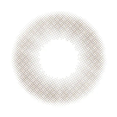 ENVIE Parfum Beige contact lens close up soft rose beige tone