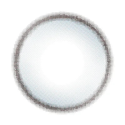 ENVIE Parfum Bleu contact lens close up blue gray hue