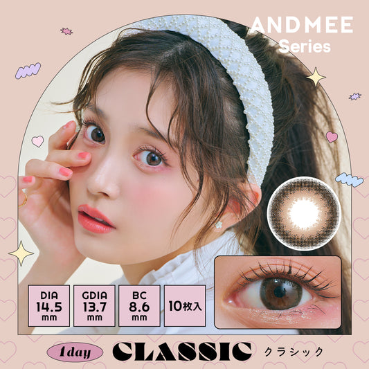AND MEE CLASSIC 1 Day Colour Contact Lenses Canada