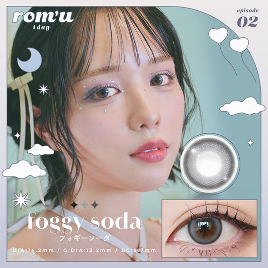 rom'u FOGGY SODA 1 Day Colour Contact Lenses Canada