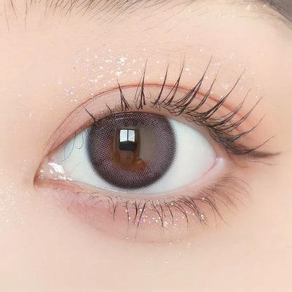 ENVIE Minuit Shell pink nude color contacts dewy glow