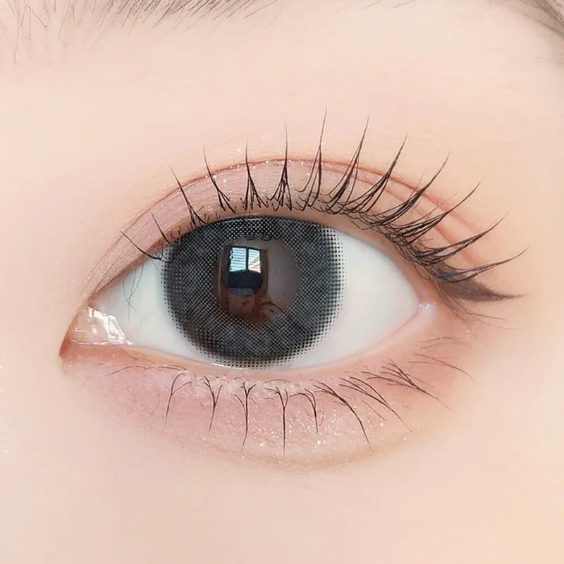 ENVIE Muuce Ash ash blue gray color contacts watery effect