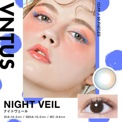 VNTUS NIGHT VEIL 1 Day Colour Contact Lenses Canada