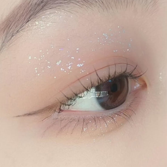 ENVIE Minuit Shell daily disposable lenses soft gradient video eye effect display