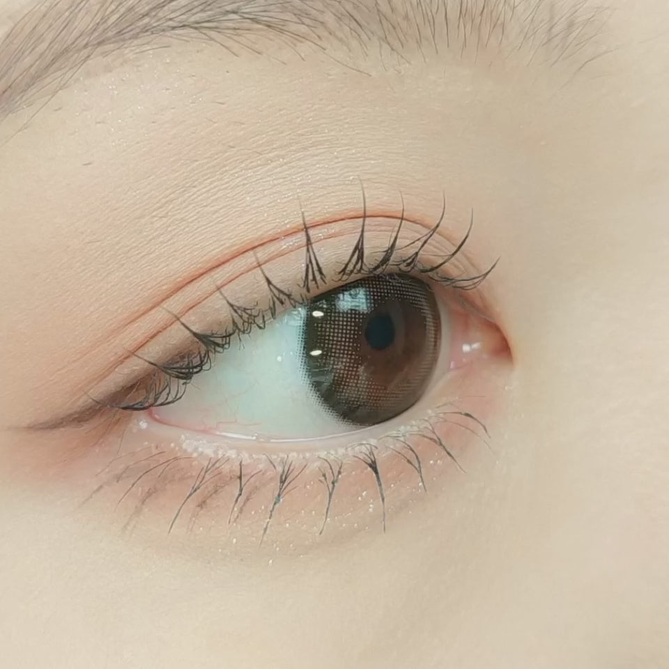 ENVIE Veil Grege gray beige color contacts veil effect MP4 Video effect display