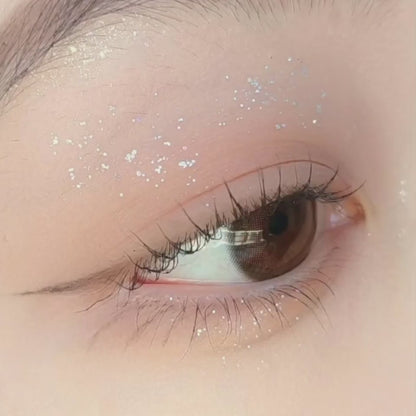 ENVIE Merim Brown monthly lenses delicate rim design MP4 Eye effect display