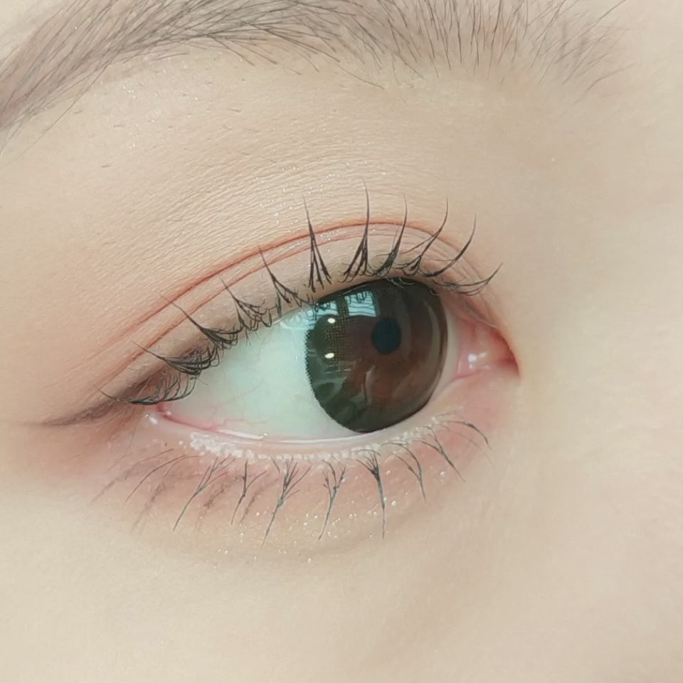 ENVIE Sharp Black monthly lenses eye enlargement effect MP4 Video 