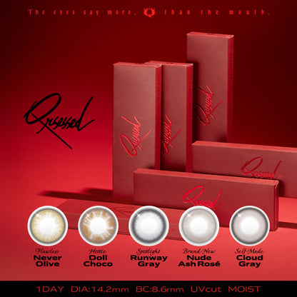 Qrsessed Nude Ash Rosé Daily Color Contact Lenses Canada